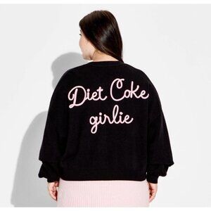 Diet Coke Girlie Sweater NWT XL